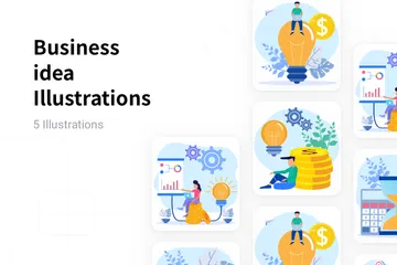 Business Idea Illustration Pack