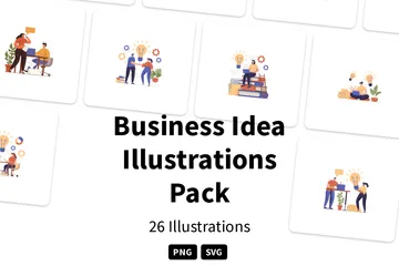 Business Idea Illustration Pack