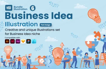 Business Idea Illustration Pack