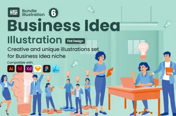 Business Idea Illustration Pack