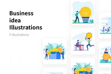 Business Idea Illustration Pack