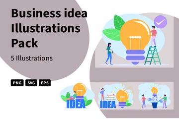 Business Idea Illustration Pack