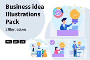 Business Idea Illustration Pack