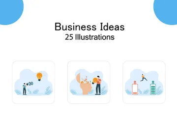 Business Idea Illustration Pack