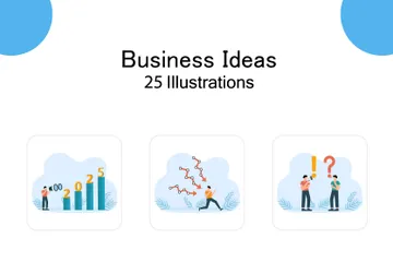 Business Idea Illustration Pack