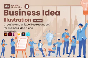 Business Idea Illustration Pack