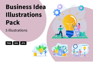 Business Idea Illustration Pack