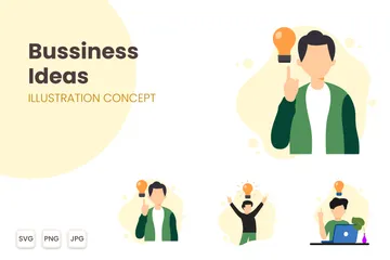 Business Idea Illustration Pack