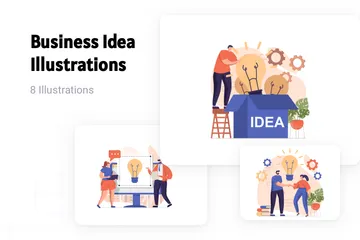 Business Idea Illustration Pack