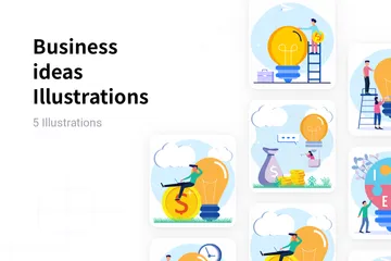 Business Ideas Illustration Pack