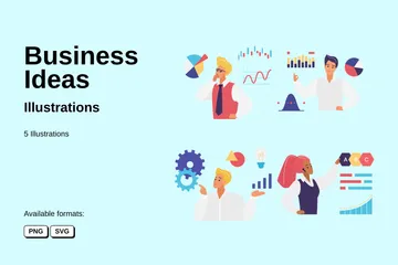 Business Ideas Illustration Pack