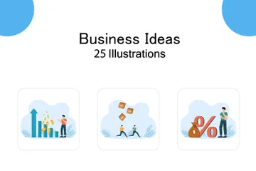 Business Ideas Illustration Pack