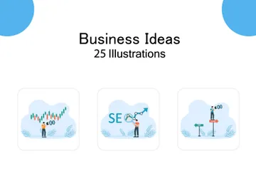 Business Ideas Illustration Pack
