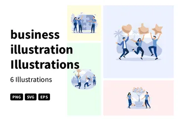 Business Illustration Illustration Pack
