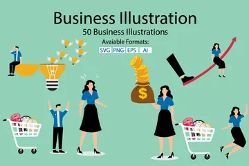 Business-Illustration Illustrationspack