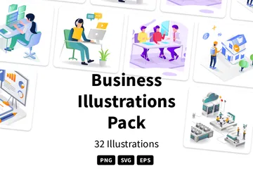 Business Illustration Pack