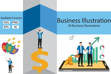 Business Illustration Illustration Pack