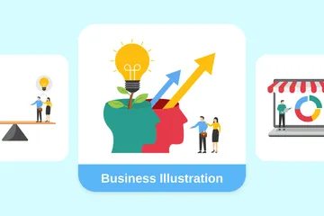 Business Illustration Illustration Pack