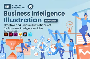 Business Intelligence 2 Illustration Pack