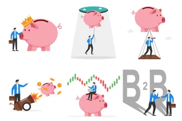 Business Investment Illustration Pack