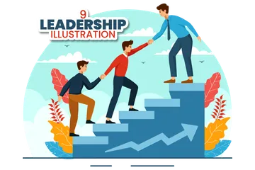 Business Leadership Illustration Pack