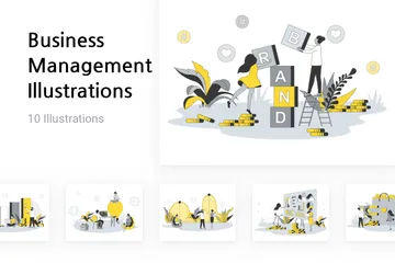 Business Management Illustration Pack