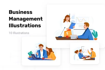 Business Management Illustration Pack