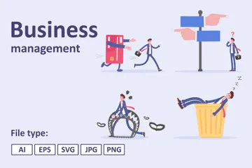 Business Management Illustration Pack