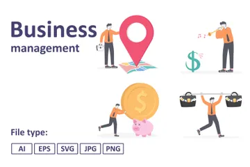 Business Management Illustration Pack