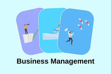 Business Management Illustration Pack