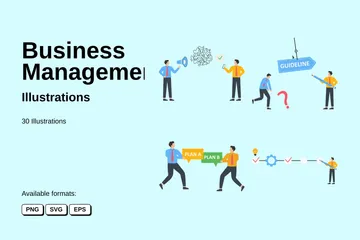 Business Management Illustration Pack