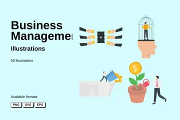 Business Management Illustration Pack