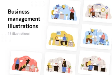 Business Management Illustration Pack