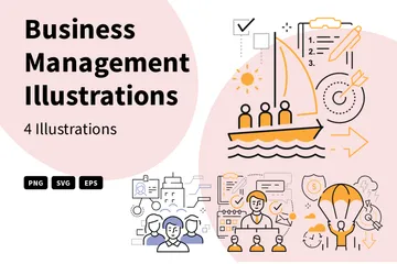 Business Management Illustration Pack