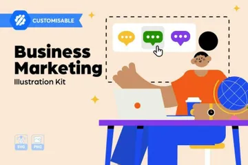 Business Marketing Illustration Pack