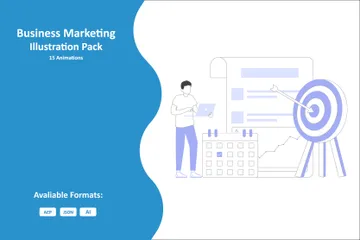 Business Marketing Illustration Pack