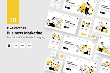 Business Marketing Illustration Pack