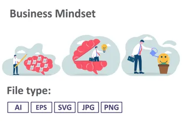 Business Mindset Illustration Pack