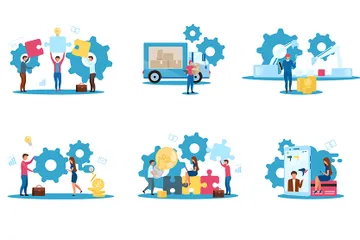 Business Model Illustration Pack