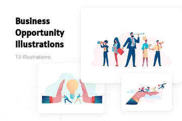 Business Opportunity Illustration Pack