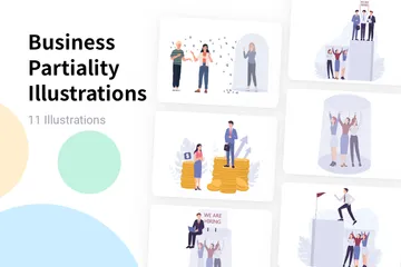 Business Partiality Illustration Pack