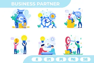 Business Partner Illustration Pack