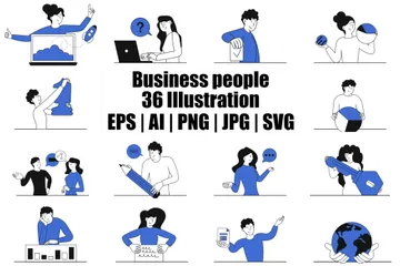 Business People Illustration Pack