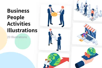 Business People Activities Illustration Pack