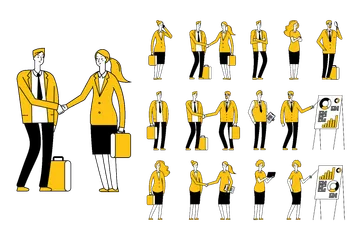 Business People Illustration Pack