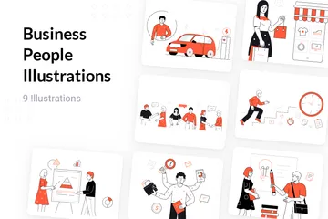 Business People Illustration Pack