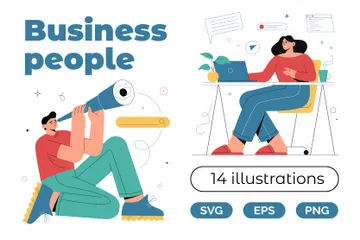 Business People Illustration Pack