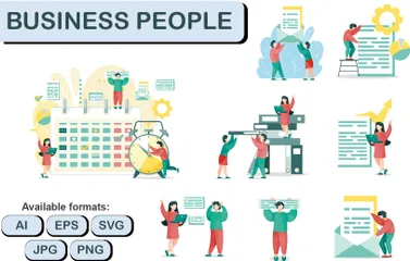 Business People Illustration Pack