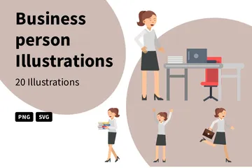 Business Person Illustration Pack