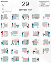 Business Plan Illustration Pack